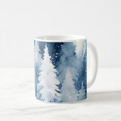 Winterwald Silent Pines Kaffeetasse (VorderseiteRechts)