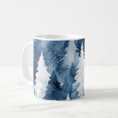 Winterwald Silent Pines Kaffeetasse (Vorderseite Links)