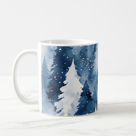 Winterwald Silent Pines Kaffeetasse (Links)