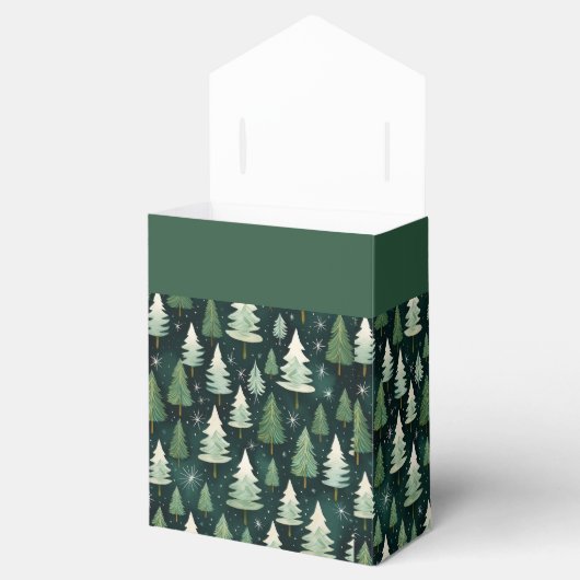 Winterwald & Snowflake Personalisierte Bäckerei Geschenkschachtel (Geöffnet)