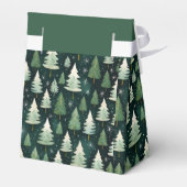 Winterwald & Snowflake Personalisierte Bäckerei Geschenkschachtel (Rückseite)