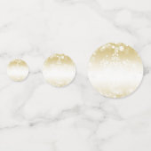 Winterwald Snowman Weihnachten | Gold Konfetti (Rückseiten)