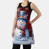 Winterwald Snowman Weihnachten | Rot Schürze (InSitu)