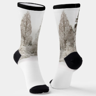 Winterwald-Socken Festliche Schneesocken Socken