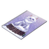 Winterwald: süßer wunderlicher Fuchs Wildlife Notizblock (Linke Seite)