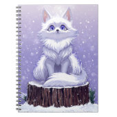 Winterwald: süßer wunderlicher Fuchs Wildlife Notizblock (Vorderseite)