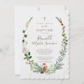 Winterwald - Taufe Einladung (Vorderseite)