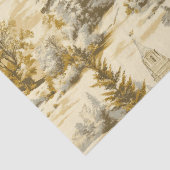 Winterwald Toile de Jouy Muster (4) Seidenpapier (Detail)