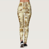 Winterwald Toile de Jouy Muster (7) Leggings (Rückseite)