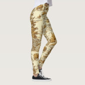 Winterwald Toile de Jouy Muster (7) Leggings (Rechts)