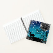 Winterwald- und RehNotebook Notizblock (Innenseite)