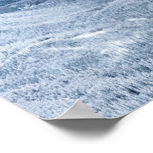 Winterwald unter Schnee Poster (Ecke)