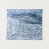 Winterwald unter Schnee Wandteppich (Vorderseite (Horizontal))