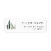 Winterwald-Urlaubsmarke (Vorne)