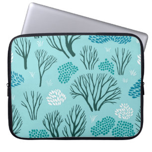 Winterwald: Vintag nahtlos Laptopschutzhülle