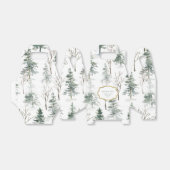Winterwald | Waldhochzeit Geschenkschachtel (Ungefaltet)