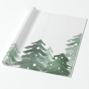 Winterwald, Waldschnee Geschenkpapier