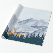 Winterwald,Waldtiere Geschenkpapier (Ungerollt)