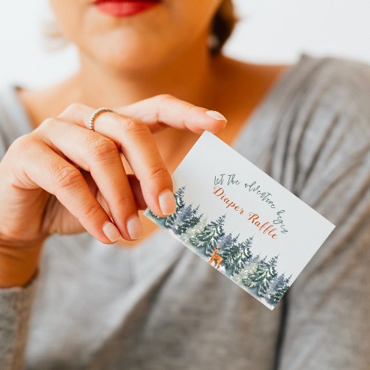 Winterwald-Waldtiererlebnis beginnt Begleitkarte