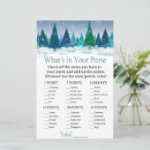 Winterwald Was ist in deinem Geldbeutel? (Stehend Vorderseite)