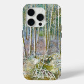 Winterwald Wasserfarbe Case-Mate iPhone Hülle (Rückseite)