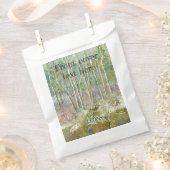 Winterwald Wasserfarbe Geschenktütchen (Ausgeschnitten)