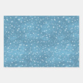 Winterwald Wasserfarbener Weihnachtswald Geschenkpapier Set (Vorderseite 2)