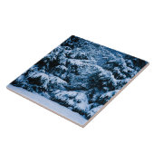 Winterwald Weihnachtsbaum Fliese (Seite)