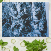 Winterwald Weihnachtsbaum Handtuch (Gefaltet)