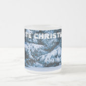 Winterwald Weihnachtsbaum Mattglastasse (Mittel)