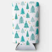 Winterwald Weihnachtsbaum Selters Dosenkühler (Vorderseite)