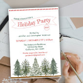 Winterwald Weihnachtsfeier Einladung