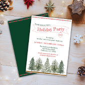 Winterwald Weihnachtsfeier Einladung