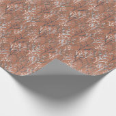 Winterwald Winterbäume Geschenkpapier (Ecke)