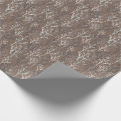 Winterwald Winterbäume Geschenkpapier (Ecke)