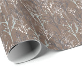 Winterwald Winterbäume Geschenkpapier (Rolleneckpunkt)