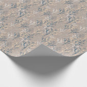 Winterwald Winterbäume Geschenkpapier (Ecke)