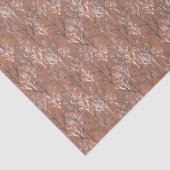 Winterwald Winterbäume Seidenpapier (Detail)