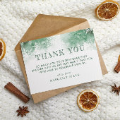 Winterwaldbaby-Dusche Vielen Dank Dankeskarte