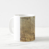 Winterwaldbäume Kaffeetasse (Vorderseite Links)