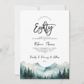 Winterwaldberg 80. Geburtstagseinladung Einladung (Vorderseite)