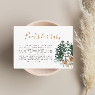 Winterwaldbücher für Kinder Begleitkarte