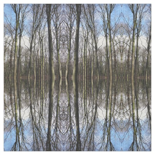 WinterwaldFotogewebe Stoff (Muster)