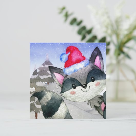 Winterwaldfreunde - Illustration (Stehend Vorderseite)