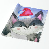 Winterwaldfreunde - Illustration Geschenkpapier (Ungerollt)