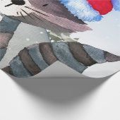 Winterwaldfreunde - Illustration Geschenkpapier (Ecke)