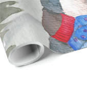 Winterwaldfreunde - Illustration Geschenkpapier (Rolleneckpunkt)