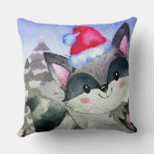 Winterwaldfreunde - Illustration Kissen (Rückseite)