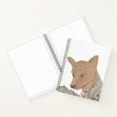 Winterwaldfuchs Notizblock (Innenseite)