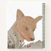 Winterwaldfuchs Notizblock (Rückseite)